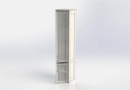 Пенал Aquanet Бостон 36 L белый матовый