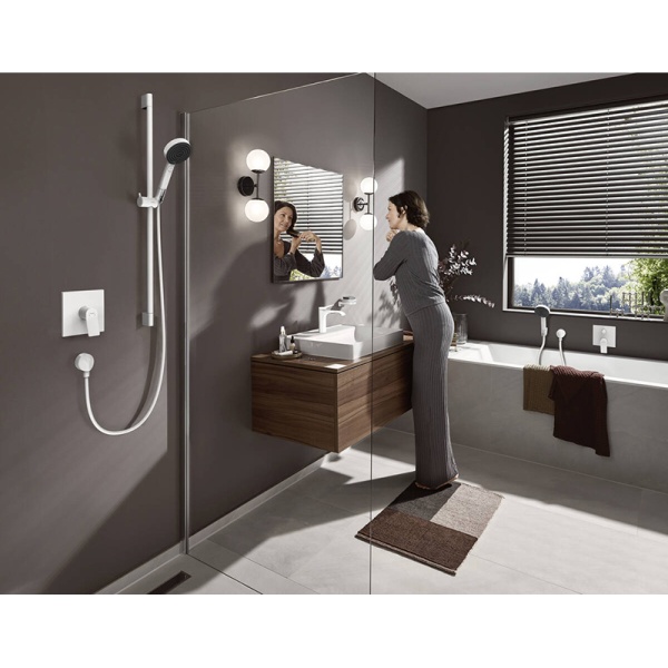 Hansgrohe Vivenis Встраиваемый смеситель для ванны белый матовый 75415700