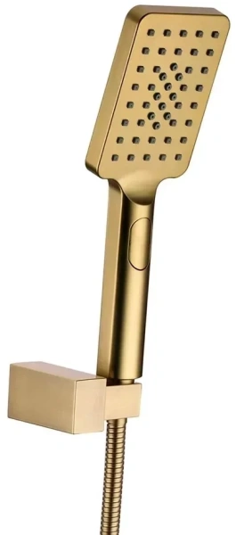 Смеситель для ванны с ручным душем Grocenberg GB8007 Золото матовый