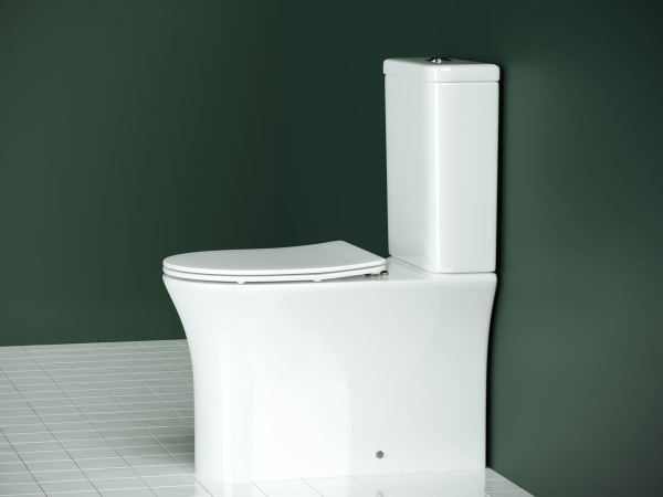 Напольный унитаз с бачком Ceramicanova Star Rimless, Белый, CN1904