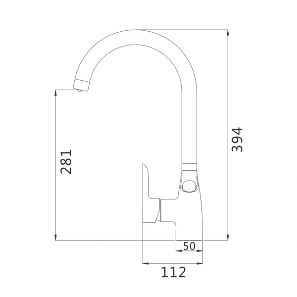 Смеситель для мойки Shevanik S368L со встроенным фильтром (краном) под питьевую воду