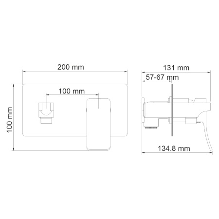 Смеситель для душа WasserKRAFT Aller 10638