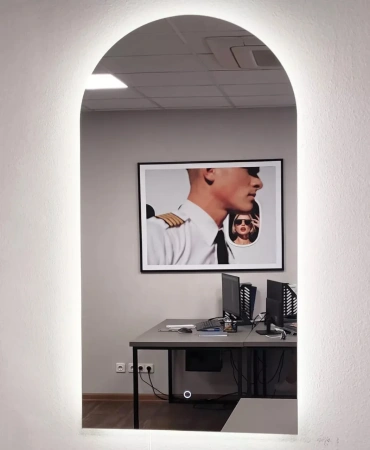Зеркало арка EMZE Led 50x100 (с подсветкой)