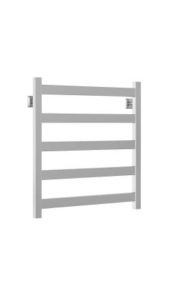 Полотенцесушитель водяной Stinox Verona 500x600, нижнее подключение, хром, 1/2" ВР (внутренняя резьба), 5 перекладин