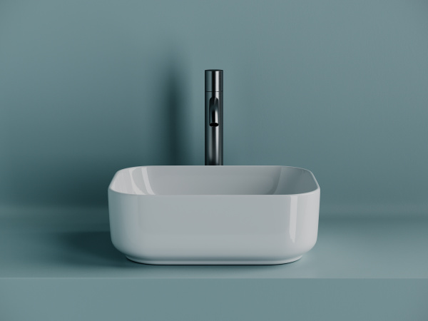 Умывальник Ceramicanova прямоугольный встраиваемый сверху в столешницу Element 605x415x185мм