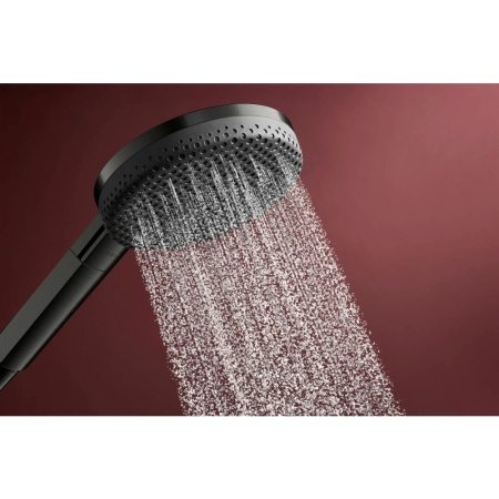 Душевой гарнитур Hansgrohe Raindance Alive Select S 24601340 матовый черный хром 24601340