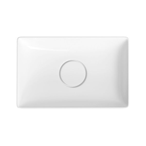 Раковина для ванной Wellsee Pure BY Wellsee 201001202 в наборе 3 в 1: прямоугольная раковина белого глянцевого цвета, сифон, выпуск в цвете матовый черный
