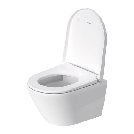Duravit D-Neo Унитаз подвесной 48х37см, безободковый, сиденье микролифт, цвет: белый 45880900A1 (2588090000+0021690000)