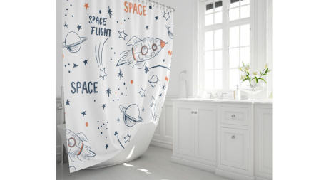 Штора для ванной Fixsen Space, FX-2508