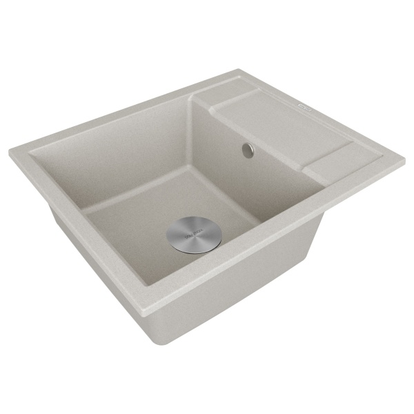 Мойка FLUGEN 50-600, IT-GRANIT, PM216050-GR, серый, 600х500 мм, Paulmark