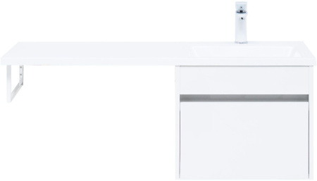 Тумба под раковину Aquanet Токио 48 белый (подвесная, 1 ящик)