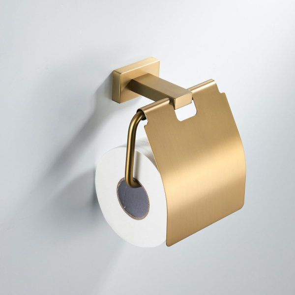 Держатель для туалетной бумаги Shevanik SG5605G, золотой сатин