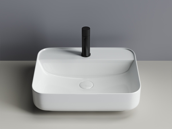 Умывальник Ceramicanova чаша накладная квадратная Element 390x390x140мм
