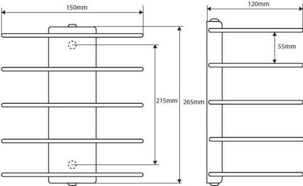 Держатель для полотенец Bemeta Hotel 101302182