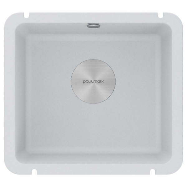 Мойка UNTER 50, IT-GRANIT, PM204543-WH, белый, 455х435, подст. мон. Paulmark
