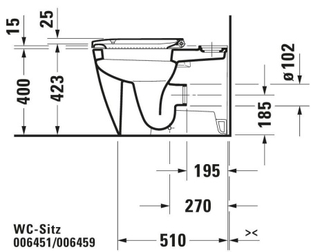 Сиденье для унитаза Duravit Happy D.2 0064591300