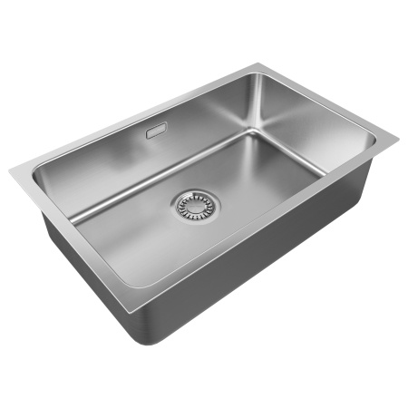 Мойка нерж. сталь VISTA 74, PM307444-BS, брашированная нерж.сталь, 740х440мм, Paulmark