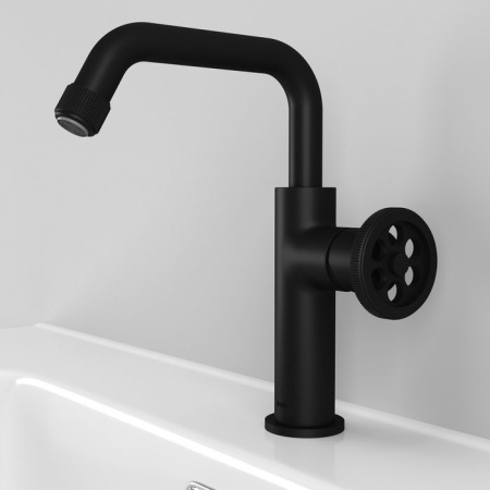 Смеситель для умывальника черный IDDIS Grange GRABLR0i01