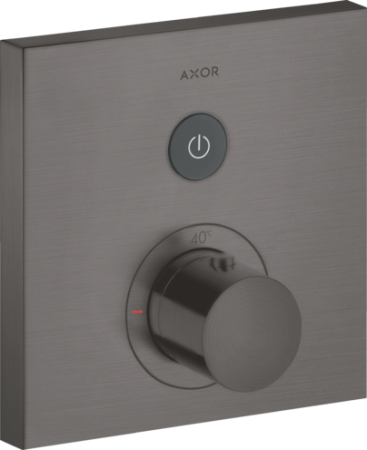 Термостат AXOR ShowerSelect для 1 потребителя. скрытого монтажа. квадратный. матовый черный хром 36714340