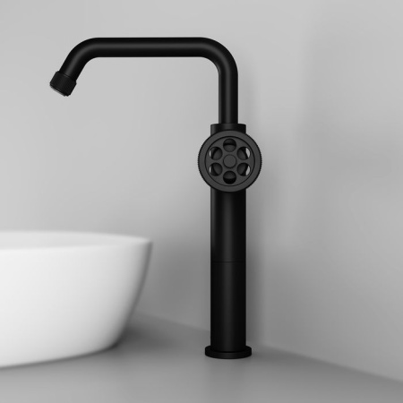Смеситель для настольного умывальника черный IDDIS Grange GRABLR1i01