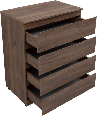Комод Aquanet Сканди 800x480 Дуб крафт (4 ящика)