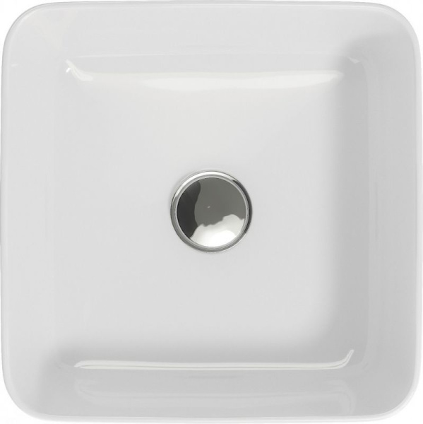 Раковина на столешницу Cersanit CREA 35 SQUARE, P-UM-CRE35/1-oc-S