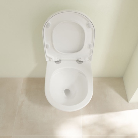 Унитаз Villeroy & Boch Subway 3.0, подвесной с сиденьем, 4670TS01