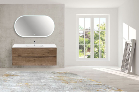Тумба под раковину Vincea Mia 1200 подвесная, 2 выкатных ящика soft close, V.Oak