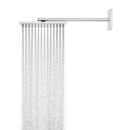 Верхний душ AXOR ShowerSolutions 300/300 2jet. с держателем. хром 35318000
