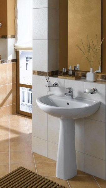 Раковина VitrA Normus 9600B003-7650 с пьедесталом