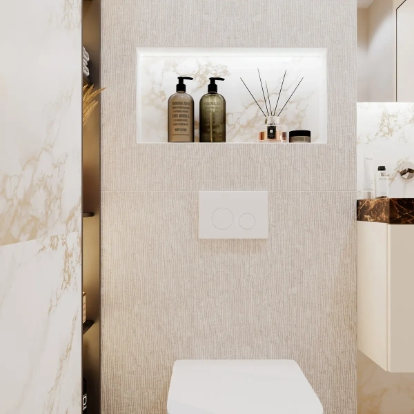 Комплект для подвесного унитаза 5 в 1 Lavinia Boho Relfix 77020046