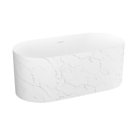 Акриловая ванна в наборе 3 в 1: отдельностоящая ванна, ножки, экран Wellsee Chalice Perfection 230606000