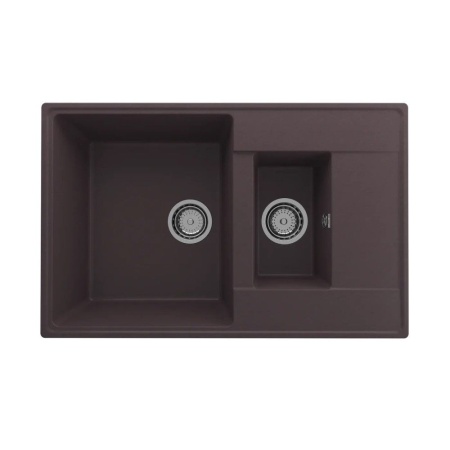Кухонная мойка Ulgran Quartz Prima 780 1,5K-06, трюфель