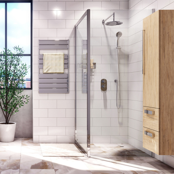 Душевая стенка WasserKRAFT Berkel 48P07-RP90 / Berkel 48P03-RP90 / Salm 27I03-RP90 90 48P07-RP90 / 27I03-RP90