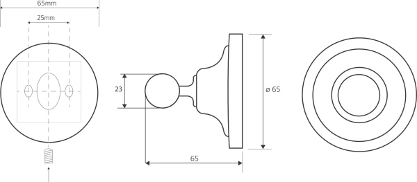 Крючок для полотенец Bemeta Retro 144106137
