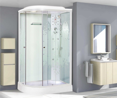Душевая кабина Niagara Ultra NG-303-01RN 120х80х220, низкий поддон 16 см, стекло мозаика