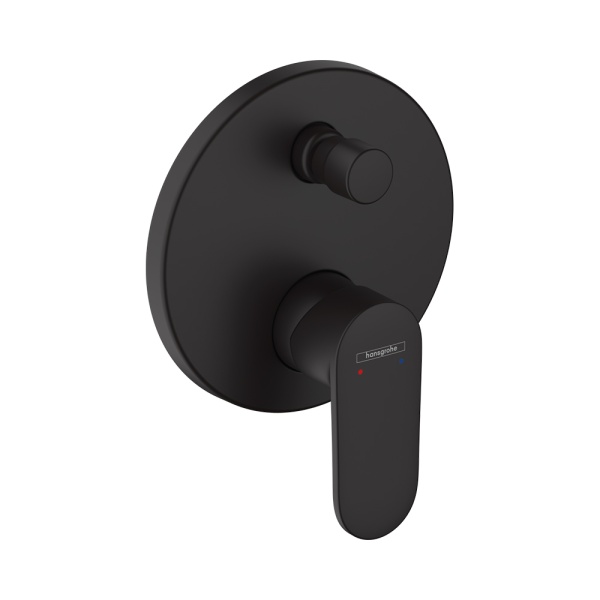Hansgrohe Vernis Blend Смеситель для ванны однорычажный скрытого монтажа черный матовый 71466670
