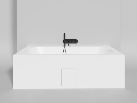 Ванна встраиваемая Salini ORNELLA AXIS KIT 190x90, S-Sense, глянцевый белый 103512G