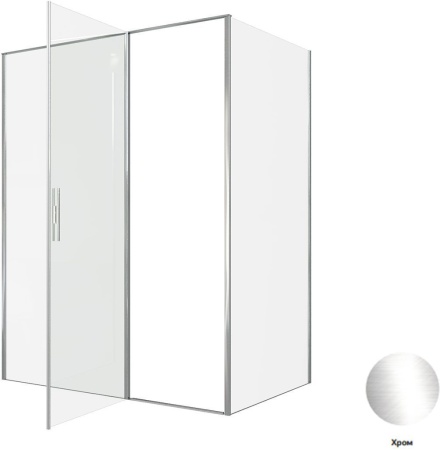 Душевой уголок Allen Brau Priority 160x100 3.31037.00 + 3.31046.00 хром