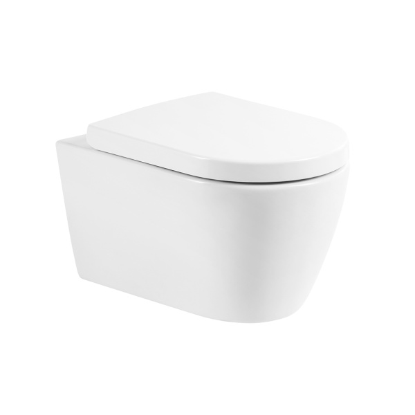 Унитаз подвесной безободковый BelBagno MARINO BB105CHR/BB865SC