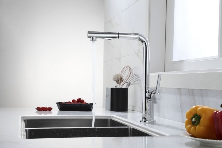 Смеситель для кухни NEO, хром, Ne214419-CR, Paulmark