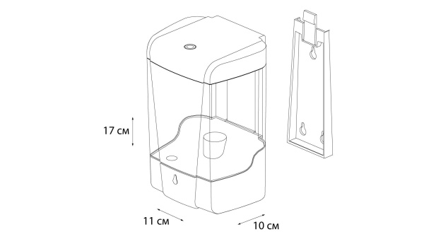 Дозатор для жидкого мыла сенсорный Fixsen Hotel, FX-31012G