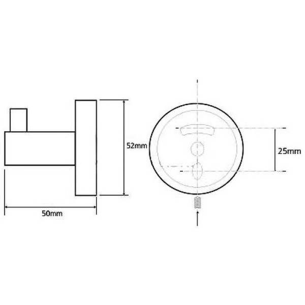 Крючок для полотенец Bemeta Trend-i 104106028