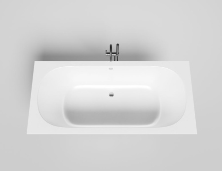 Ванна встраиваемая Salini ORNELLA AXIS 190x90 покраска по RAL полностью, S-Stone, матовый 103422MF