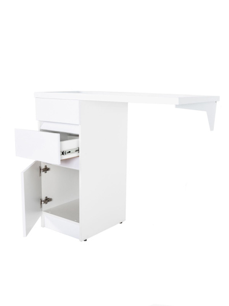 Тумба под стиральную машину с раковиной Orange Sistema ST-40TUW+RAL с левой раковиной 100 см, белый