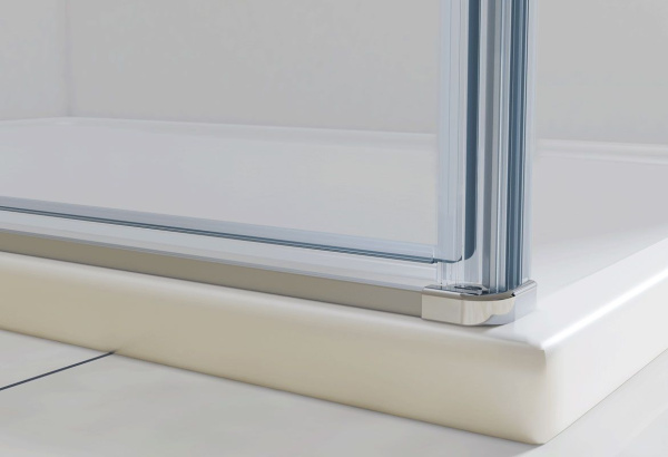 Душевой уголок Vincea Extra VSR-1E809090CLB 800/900*900, черный, стекло прозрачное