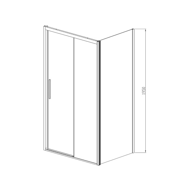 Душевой уголок Vincea Soft VSR-3SO9010CL, 1000*900, хром, стекло прозрачное