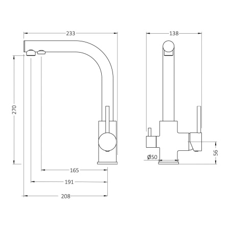 Смеситель для кухни с подключением фильтра Timo Saona 2376/02F антик