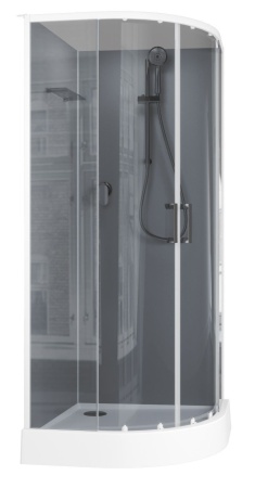 Душевая кабина Aquanet Passion EVO R white 90x90 набор 3