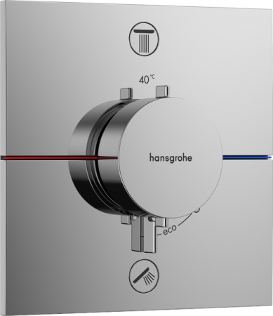 Термостат для скрытой установки Hansgrohe ShowerSelect Comfort S. 15572000. хром 15572000